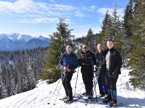 Snowshoeing