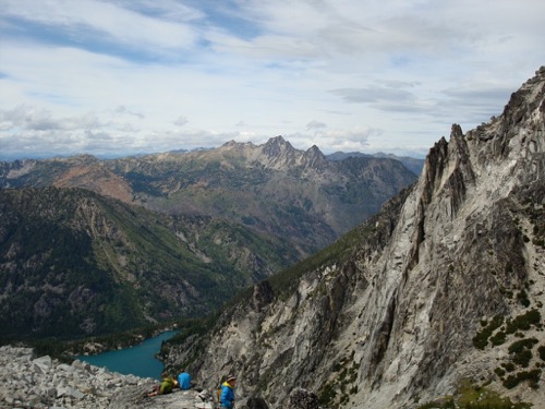 Colchuck below