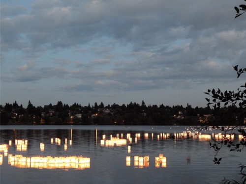 Floating lanterns