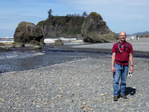 At Ruby Beach