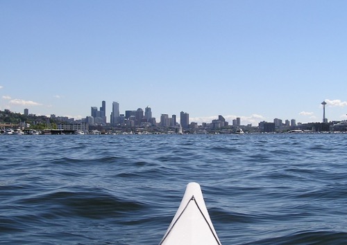 Seattle from kayak