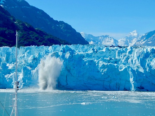 Glacier calving