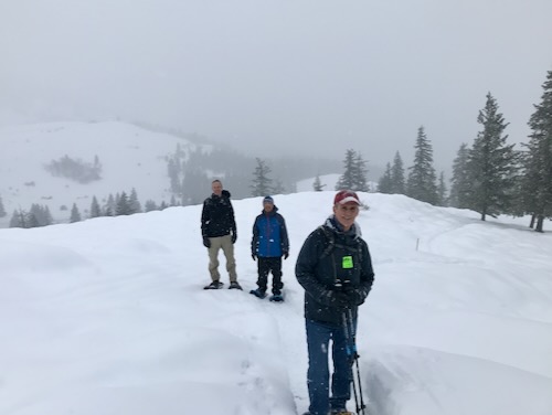 Snowshoeing